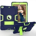 thumbnail image 1 of iPad 5th Gen Case,iPad 6th Gen Case, Dteck Heavy Duty Rugged Shockproof Stand Kids Case Protective Cover For Apple iPad 5th Gen 2017/iPad 6th Gen 2018, Navy+Green, 1 of 6