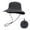 Z7-Dark Gray, variant on LILIYA 2026 Bucket Hat Wide Brim UV Protection Sun Hat Boonie Hats Fishing Hiking Safari Outdoor Hats with Adjustable Buckle for Men and Women