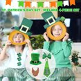 thumbnail image 2 of Wdftyju Disfraz de fiesta - 4 piezas Disfraces del día de San Patricio con sombrero Barba Corbata Pajarita Wdftyju 6nf3pn8gm3cq9re3D03, 2 of 9