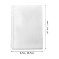 thumbnail image 3 of OUNONA 6Pcs Travel Organizer Bags Transparent PVC for Organising Tickets, 3 of 8