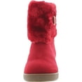 thumbnail image 3 of GBG Los Angeles Womens Aleya Faux Suede Cold Weather Ankle Boots, 3 of 3