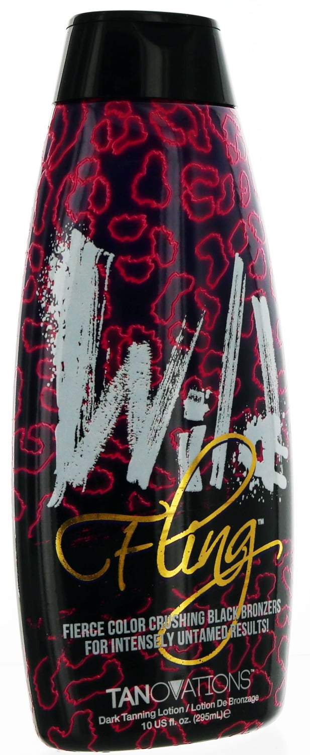 Wild Fling Tanning Lotion with Black Bronzers by Tanovations. 10 fl oz