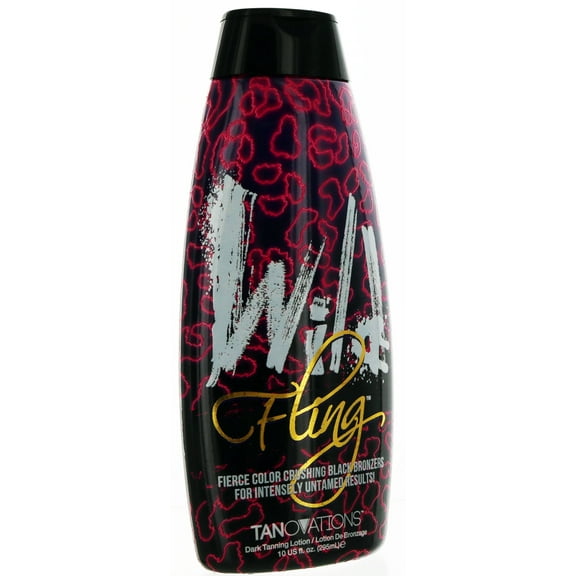 Wild Fling Tanning Lotion with Black Bronzers by Tanovations. 10 fl oz