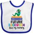 thumbnail image 3 of Inktastic Future Bookworm Like My Mommy Boys or Girls Baby Bib, 3 of 4
