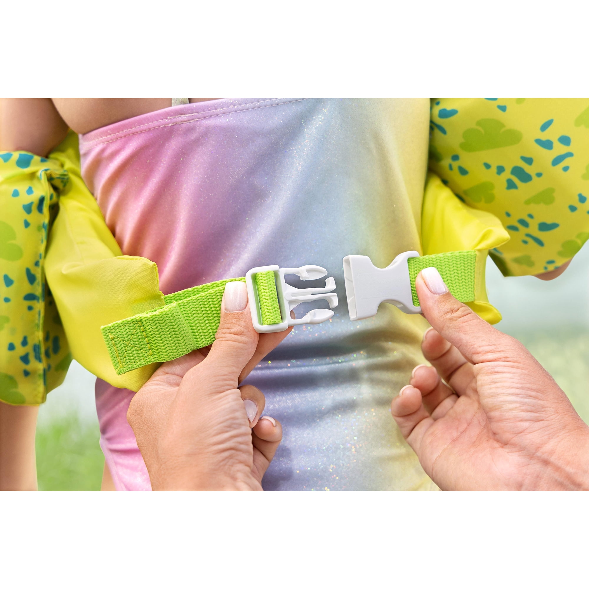 Puddle Jumper: Fabric Life Vest With Armbands - Turtle - Float Jacket, Swim & Water Accessory, Adjustable Back Buckle, 33-55lb Cap, Toddlers & Kids 2+