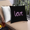 thumbnail image 1 of Ahgly Company Neon Neon Coussin Extérieur, 18 Pouces par 18 Pouces, 1 of 6