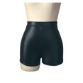 thumbnail image 7 of Women's High Waist Leather Shorts Booty Hot Pants PU Leather Shorts Leggings Club Shorts for Women, 7 of 7