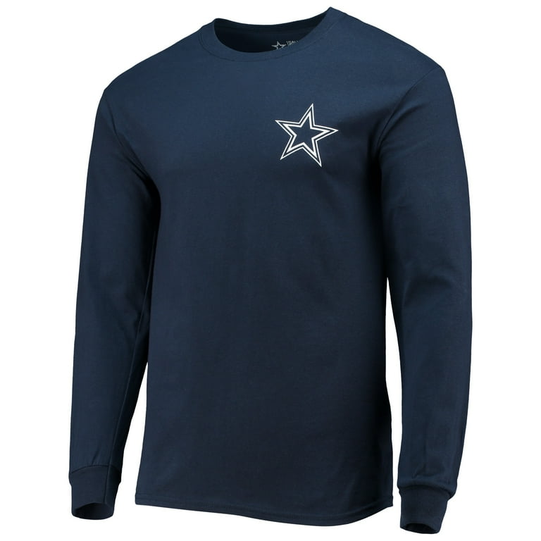 Men's Fanatics Branded Navy Dallas Cowboys #1 Dad Long Sleeve