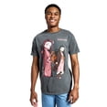 thumbnail image 7 of Demon Slayer Side-By-Side Nezuko Men's Black Crew Neck Short Sleeve T-shirt-XL, 7 of 7