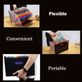 thumbnail image 4 of A4 accordion folder assortment, 24 compartment pocket binder, expandable document holder, 4 of 5