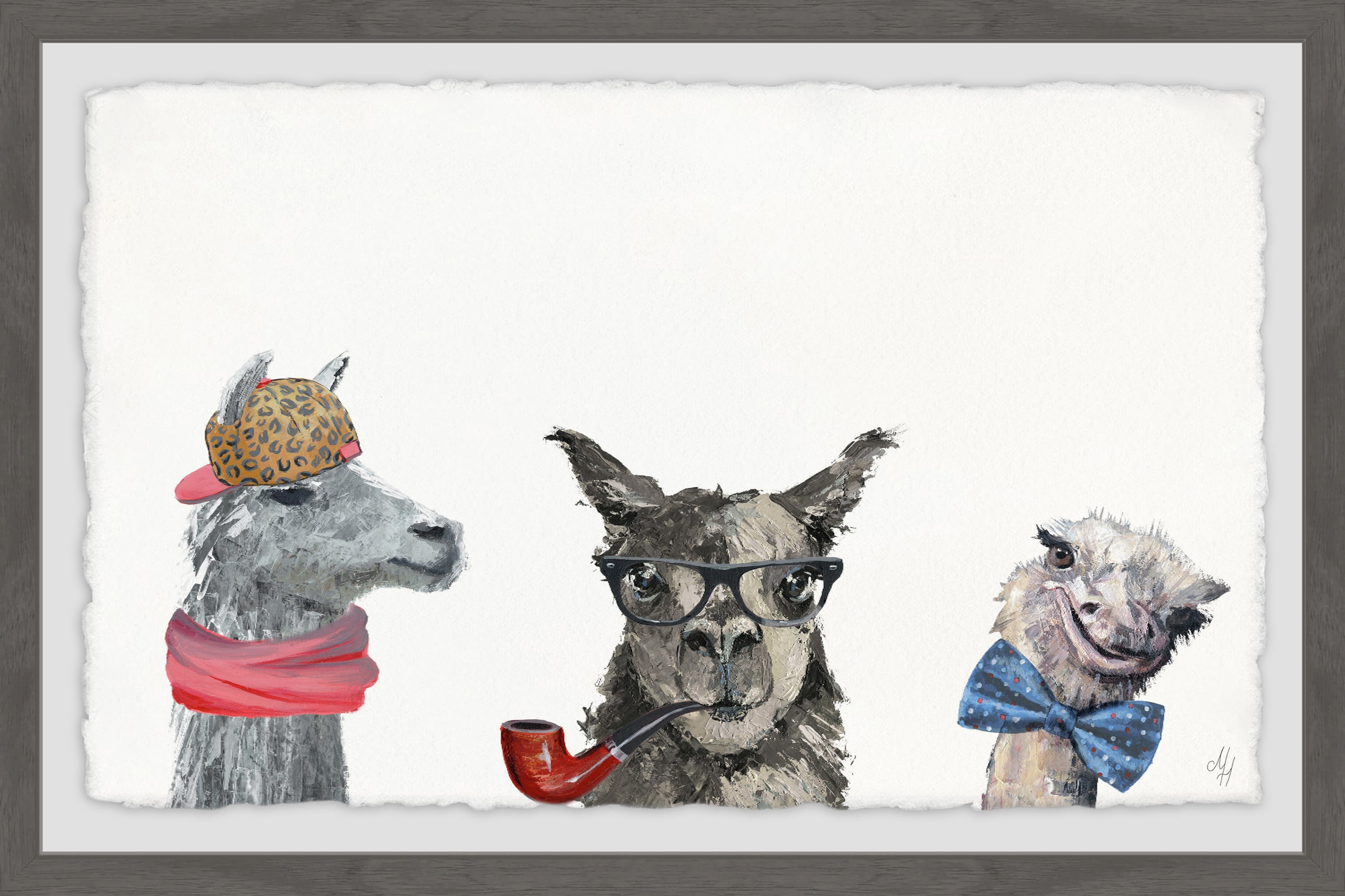 Indubitably Framed Painting Print
