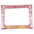 thumbnail image 4 of HOMEMAXS Pink Birthday Photo Booth Frame Made of Plastic Perfect for Special, 4 of 8