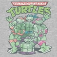 thumbnail image 2 of Men's Teenage Mutant Ninja Turtles Watercolor Group Shot  Graphic Tee Athletic Heather 2X Large, 2 of 5