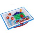 thumbnail image 1 of Rompecabezas de mosaico creativo Montessori para niños 296 unidsset por juego Tmvgtek juegos de uñas de setas imagen compuesta juguetes para regalo, 1 of 6