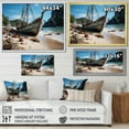 thumbnail image 4 of Designart "Tranquil Waters of Krabi's Coastal Cradle I" Coastal Framed Wall Art Decor - Coastal Blue Coastal Beach Hallway Framed Wall Art Decor, 4 of 6