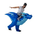 thumbnail image 6 of Joyfy Ice Dragon Inflatable Costume for Adult,Blow up Ride on Dinosaur Costume Funny Halloween Inflatable Costume for Party Dress up, 6 of 8