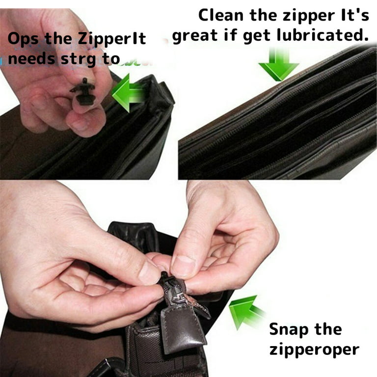 MLfire 6PCS Zipper Shaver Head Zipper Repair Kits Zipper Fixer Heads, 3  Sizes Universal Slider Zipper Pull Tab Instant Spare Part Sewing Craft for  Suitcases Coat Boots Jacket DIY Bags Backpacks 