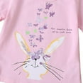 thumbnail image 3 of Cm-Kid Toddler Girls Short-sleeve Shirts Summer Cotton Tee Tops 4T, 3 of 7