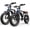 2PCS, variant on Electric Bike for Adults, 2200W, 35MPH & 75 Miles, 20"x4" Fat Tire, 48V 15.6Ah Removable Battery, 7-Speed & 3 Modes, Full Suspension E Mountain Bike, UL 2849 Certified