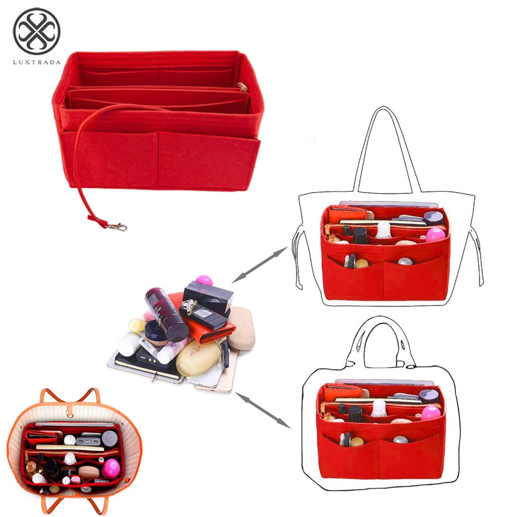 Cosmetic bag with compartments funmain