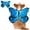 Blue, variant on GASTROPOD Dog Halloween Costumes,Cute Dog Halloween Costumes Girl,Felt Butterfly Wings Halloween Costumes for Dogs,Orange,S