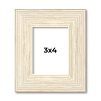 3x4 In Frame White Real Wood Picture Frame Width 1.5 inches | Interior Frame Depth 0.5 inches |