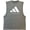 Grey/White, variant on Kickboxing Tank Top, Active Workout - 100% Cotton Sleeveless Athletic Tank Men Women