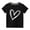 Black, variant on JoyHoop Girls' T-Shirt - Casual Everyday Short Sleeve Graphic Tee Shirts - Summer Soft Cotton Shirts for Girls