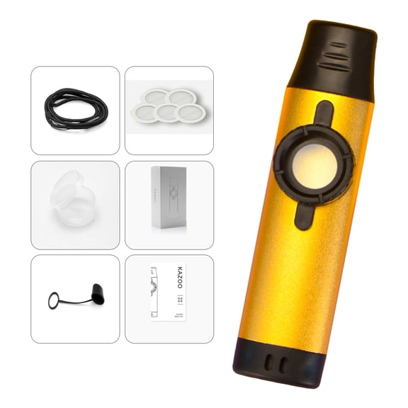 Kazoo Woodwind Instrument Wood Kazoo Diaphragm Mouth Musical Gift Good Companion
