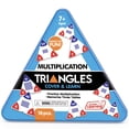 thumbnail image 6 of Junior Learning: Multiplication Triangles - Cover & Learn, Memorize Multiplication-Division Equations, Color-Coded Visual Math Manipulative, Melamine, 6 of 10