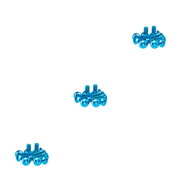 Greeniant Paquete de 12 tornillos universales para freno de bicicleta de montaña M5x10mm, tornillos para frenos de disco, accesorios de mantenimiento Type1 NO1 Greeniant CBP471086