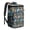 Black-191, variant on Starry Night Sky Space Backpack Cooler, Insulated Leakproof Lunch Bag with Spacecraft and Rocket Prints for Sci-Fi Geeks and Adventure Seekers
