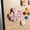 105#Pink, variant on Petal Shaped Magnetic Fridge Storage Clips, Strong Neodymium Magnets for Refrigerator, Cute Kitchen Organizer for Notes Photos and Memos, Set of 6 Colorful Clips