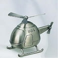 thumbnail image 2 of Leeber Helicopter Money Bank, Pewter Finish, 3.8" x 3.8" x 5.6", 2 of 2