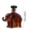 thumbnail image 2 of WEGFTDUOP Elephant-shaped Wine Bottle Unique Sculptural Design Wine & Spirits Decanter for Bar Living Room Office Home Bar, 2 of 6