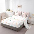 thumbnail image 3 of Christmas Nutcracker Decor 7Pcs Comforter Set Full Size,Nutcracker Soldier Mouse Ballet Girl Bedding Sets for Kids Teens,Christmas Tree Gold Snowflake Fitted Flat Sheet Pink Check Bed in a bag, 3 of 5