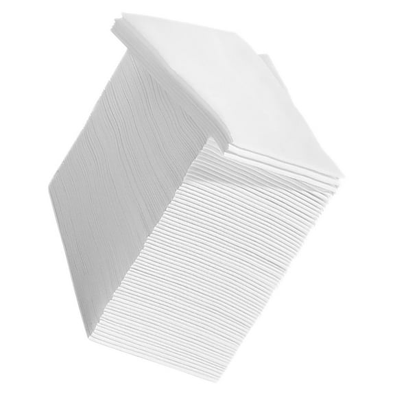 Disposable Guest Towels 100pcs Decorative White Hand Towels 40x30cm white Floral Paper Napkins Dinner Napkins For Bathroom Bridal Shower Wedding Birthday Party