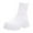 White, variant on Mid Calf Boots for Women,Women's Platform Ankle Knit Boots Elastic Chunky Heel Sole Booties Slip On Sock Booties Shoes
