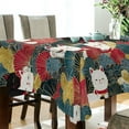 thumbnail image 5 of Yayeee Tablecloths 60" x 108" Rectangle Wrinkle Resistant Party Table Cover, Black Lucky Cat, 5 of 8