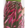 thumbnail image 4 of Time and Tru Women's Linen-Blend Wrap Skort, 4 1/2" Inseam, Sizes XS-XXXL, 4 of 5