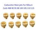 thumbnail image 3 of Main Jet Kit,10Pcs Carburetor Main Jet Kit Steel for Mikuni VM22/24/26/30 125cc 150cc 200cc 250cc Engine Dirt Pit, 3 of 5