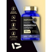 Magnesium Complex Supplement 745mg | 120 Capsules | 10 in 1 Blend | by Magfusion-10