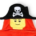 thumbnail image 5 of LEGO® Pirate 54" x 40" Hooded Throw Blanket, Polyester Faux Fur, Red, 5 of 9