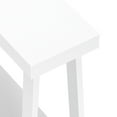 thumbnail image 6 of Plank+Beam 46" Solid Wood Console Table with Storage, Sofa Table with Shelf, Narrow Entryway Table for Hallway, White, 6 of 10