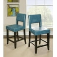 thumbnail image 2 of Tabouret de comptoir bleu égée Wallace, 2 of 6