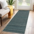 thumbnail image 1 of 2x6 Runner Rug for Kitchen Modern Striped Floor Carpets for Hallway Contemporary Blue Colorful Throw Rugs Machine Washable Non-Slip Low Pile Long Rug Runners for Porch Entryway Laundry Room, 1 of 16