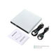 thumbnail image 4 of Grabadora de DVD Externa ABS USB 24X Cateissary Tipo de bandeja Universal Portable para Laptop, 4 of 6