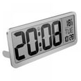 thumbnail image 2 of Rectangular Digital Wall Clock Battery Operated Electronic Alarm Clocks Large LCD Screen with Time,Date,Weekday,Temperature Display Wall Clock for Living Room Decor, 2 of 6