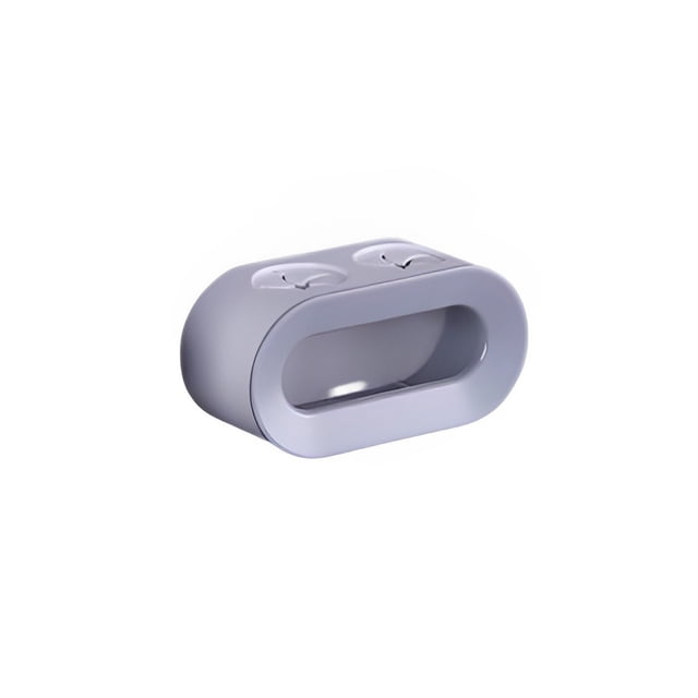 Injueey Soporte de almacenamiento para cepillos, gancho para utensilios de cocina, soporte de pared, estante montado en la pared, Base eléctrica, ahorro Juegos de accesorios de baño Gris Injueey HA077200-02