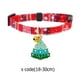 thumbnail image 2 of Collar ajustable para perros y gatos con colgante para mascotas decoración navideña (árbol de Navidad S) JShteea Libre de BPA, 2 of 8
